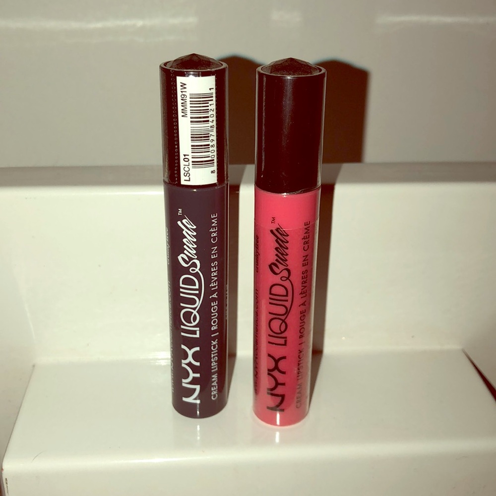 NYX set of 2 liquid suede lipsticks